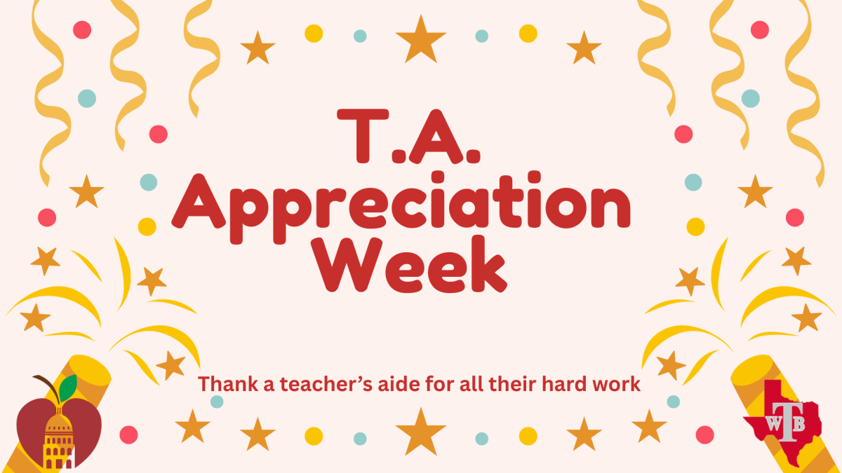 T.A. Appreciation  Week , Thank a teacher’s aide for all their hard work 